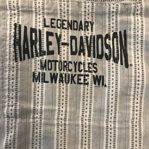 Men’s Harley Davison Medium Short Sleeve Button Down - Picture 4 of 4